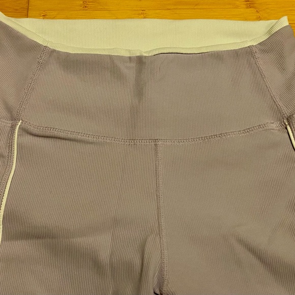 Wilo The Label Ribbed Biker Shorts Size S Lavender - Picture 5 of 6